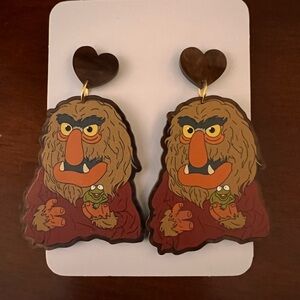 Sweetums and Robin Muppet  Character Earrings set